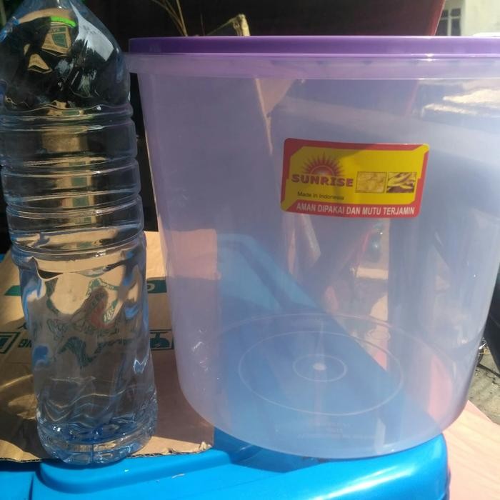 Toples plastik 16 liter / tempat kerupuk / sealware / toples kerupuk