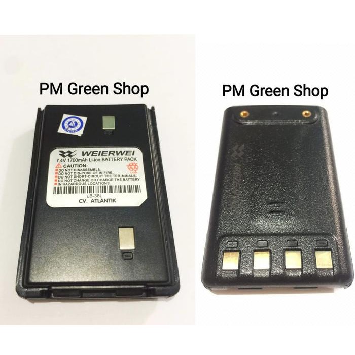 Ready Baterai ht toriphone tp 338 model LB-38L 1700 mAh walkie talkie
