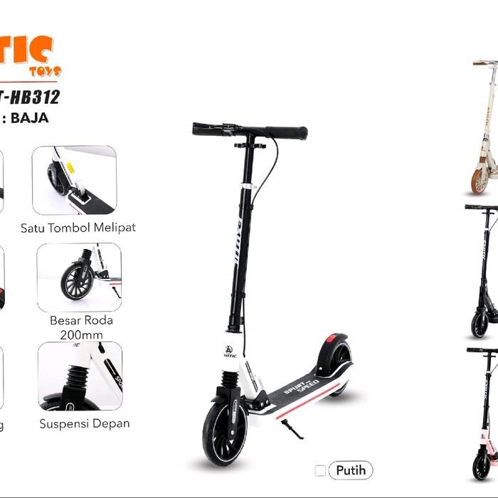 SCOOTER SKUTER ANAK EXOTIC HB312 / HB 312 BISA DEWASA