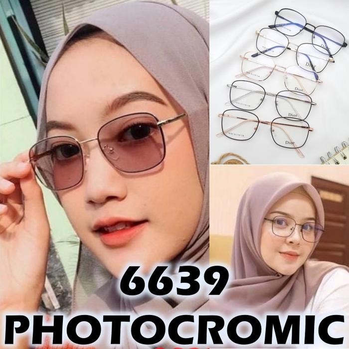 Promo Kacamata Wanita Minus 6639 Anti Radiasi Gadget Vintage Fashion Style