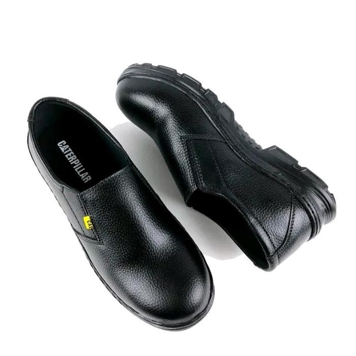 habibi Sepatu Safety Pendek Model Slip On Pria & Wanita Murah/Sepatu Kerja/Sepatu SPBU
