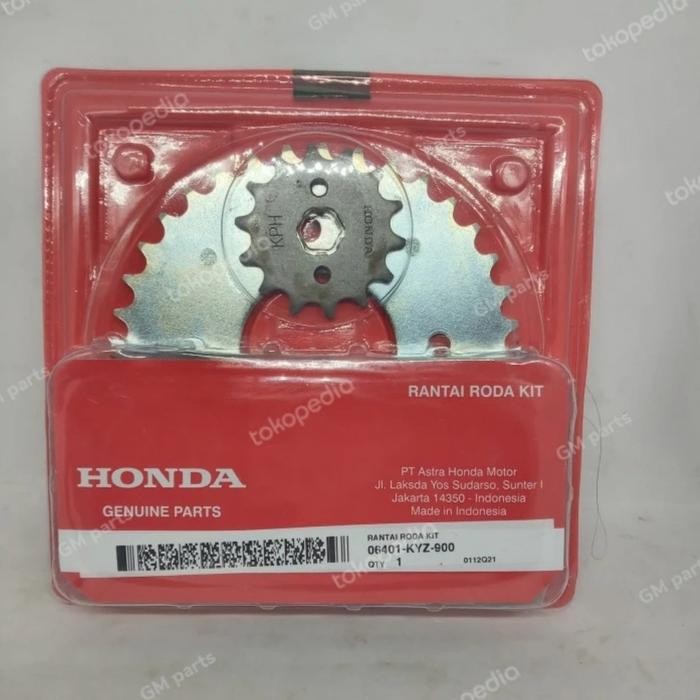 Gear Set Supra X 125 Helm In Fi Kyz Ori Honda Hgp