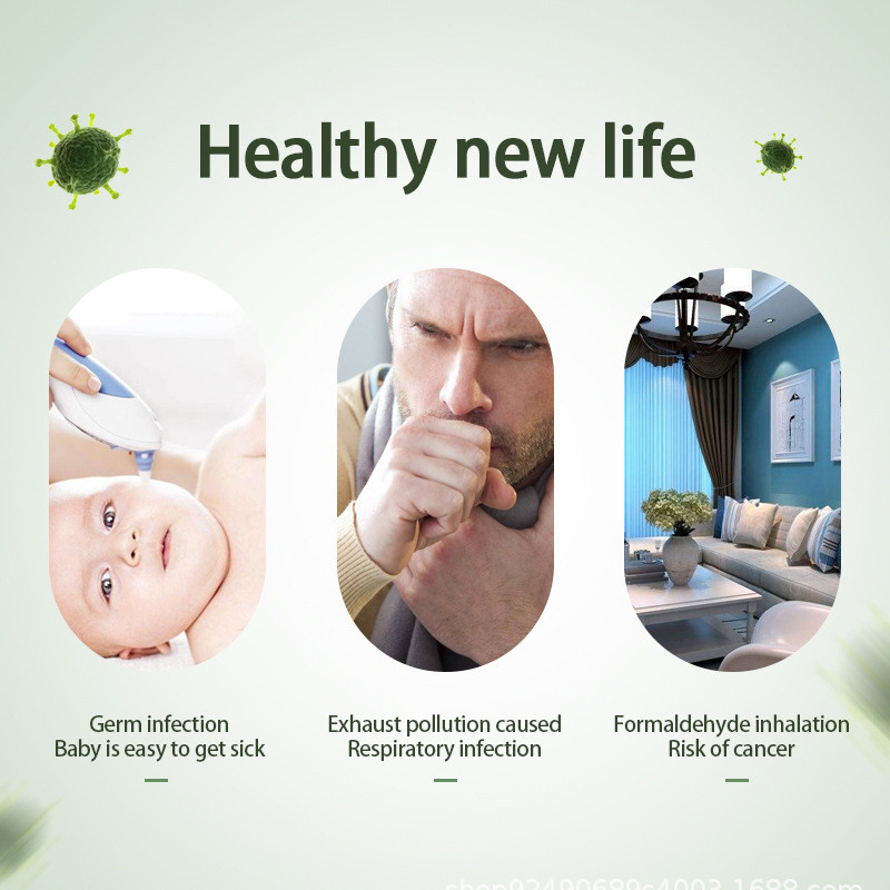 Hanging Neck Lapel Air Purifier Portable Negative Ion Carry-on Clip-on Purifier USB Air Filter Home 