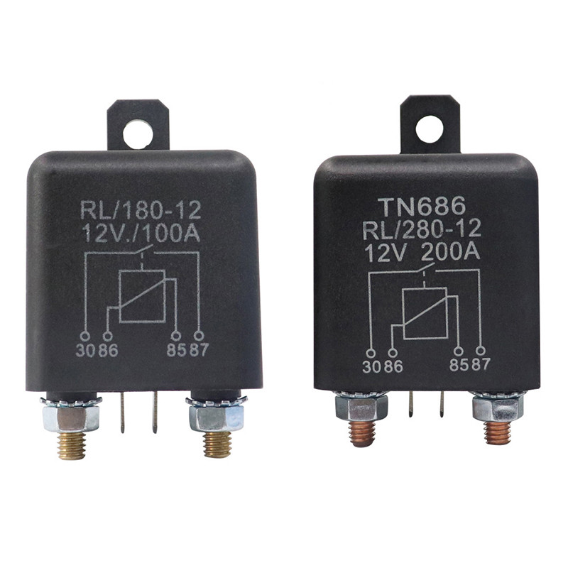 High Current Relay Starting relay 200A 100A 12V/24V Power Automotive Heavy Current Start relay Car r