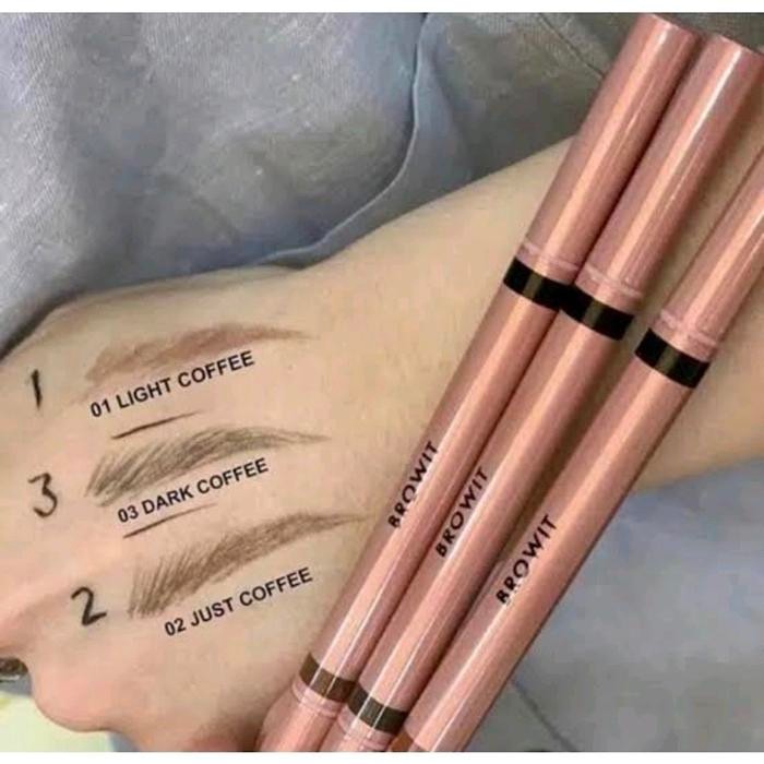 Browit Duo Brow And Eyeliner Browit By Nongchat Spidol Alis Pasti Promo