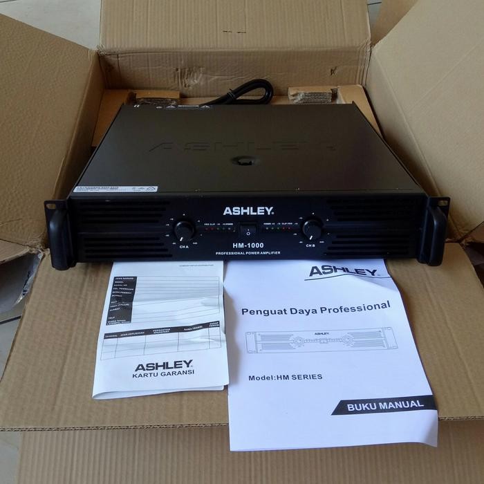 power ashley HM1000 original HM 1000 amplifier clas H 1000W power sub