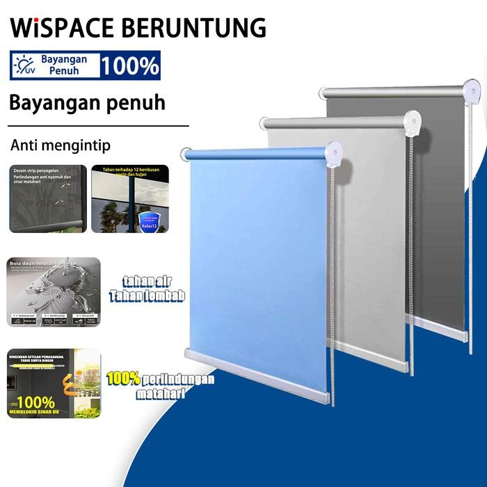 Tirai Gorden Tirai Kantor Tarik Roller Blind Tirai Jendela Aesthetic Gorden Tarik Tirai Roller Tirai