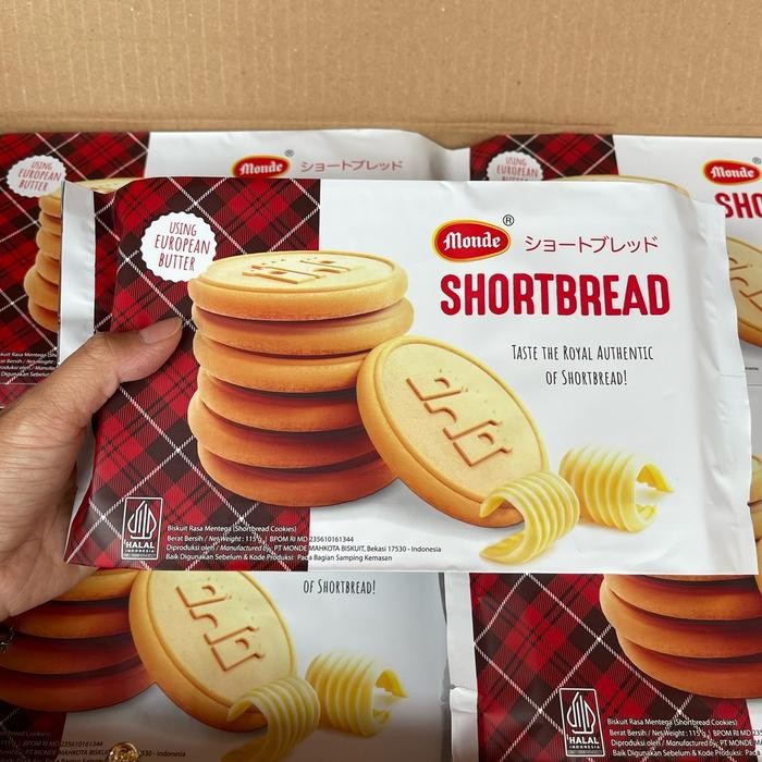 ORIGINAL Agen distributor makanan ringan snack wafer biskuit monde shortbread original using