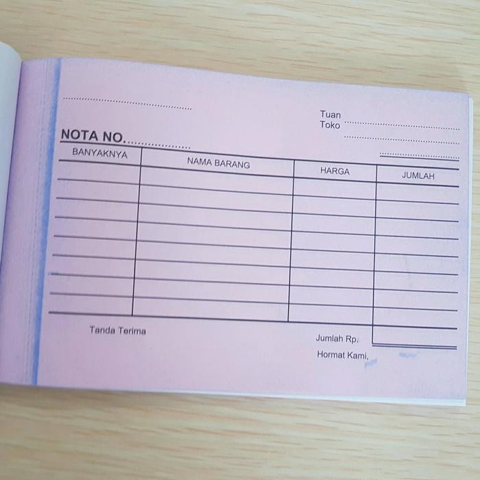 zk4z- Kiky Nota Kontan Landscape Ncr 2 Ply Kecil