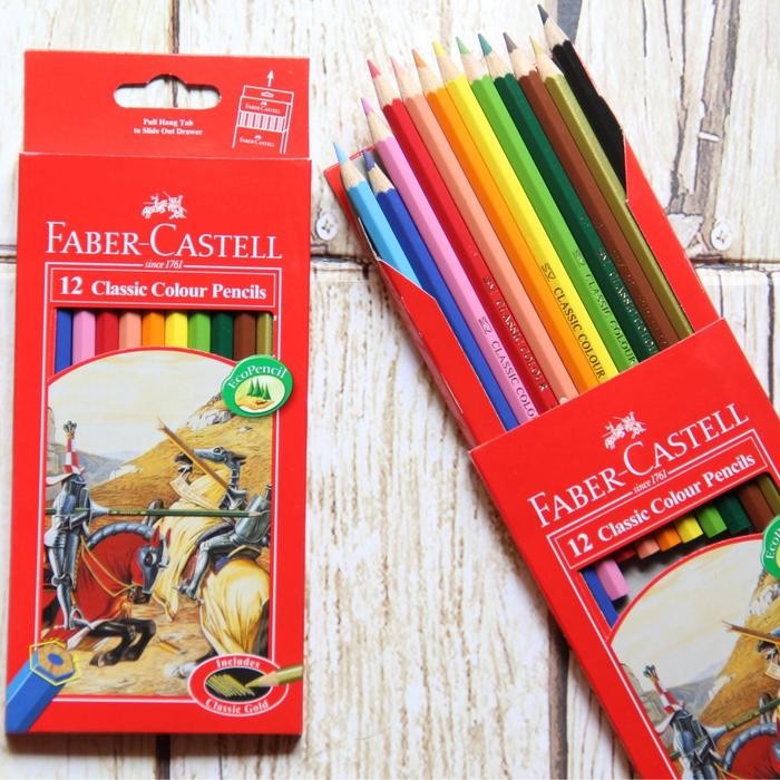 ds6d- Pensil Warna Faber Castell Classic 12 Color