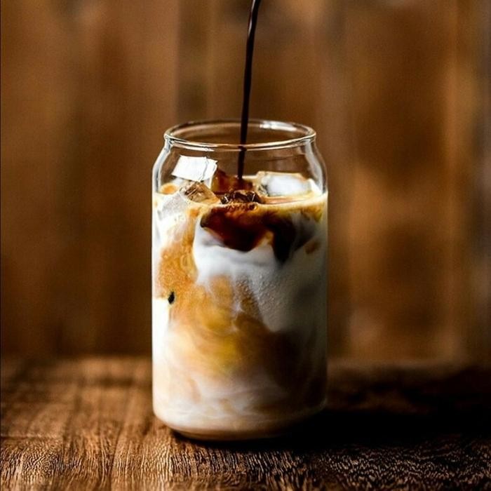 Gelas Jus/ Gelas Can/ Gelas Model Minuman Kaleng/ Gelas Kaca/ Gelas