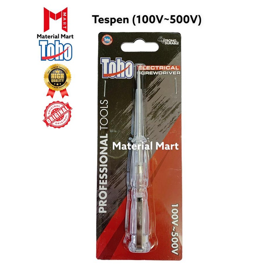 (1 PC) Tespen Toho Min Premium Obeng Tespen (-) Obeng Listrik ORI