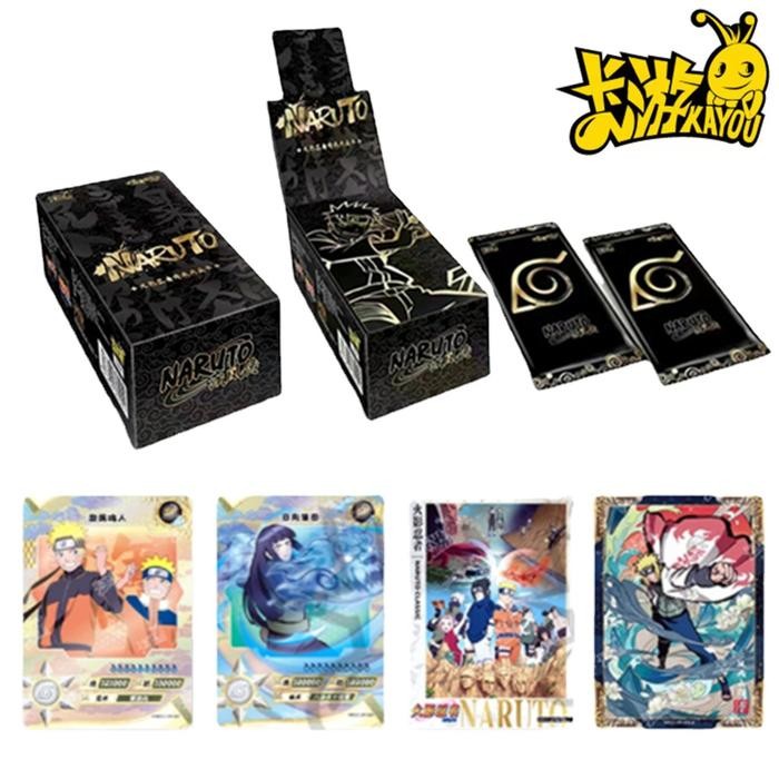 New Kayou Naruto Anime Cards The Naruto Ninja Age Box Limited Collection Card TCG Grade Toys for