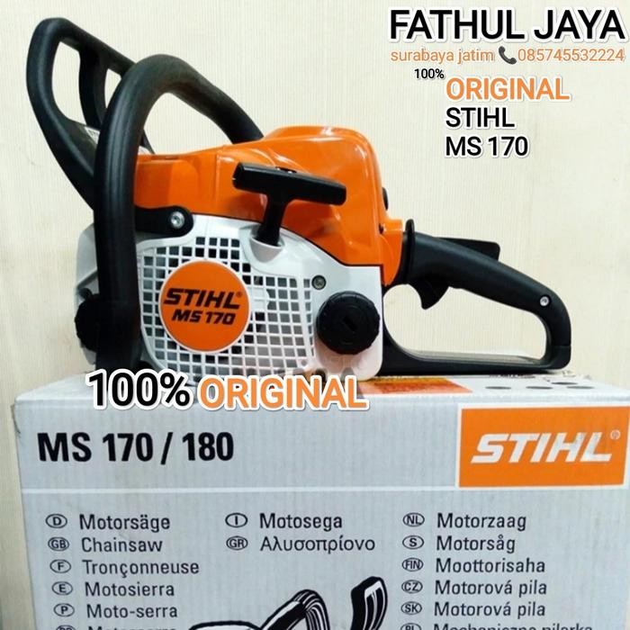 "STIHL CHAINSAW MS-170 SENSO MS170 Gergaji Kayu 14 inch original