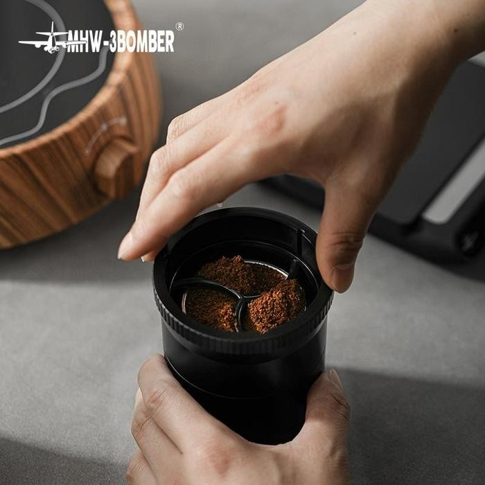 MHW-3BOMBER Moka Pot Cyclone Coffee Distributor - Dosing Ring Moka Pot dosing distributor moka pot