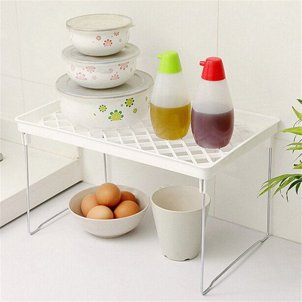 1Pcs Folding Shelf Storage Rack Kitchen Bathroom Folding Cabinet Storage Rack Kitchen Novelty Access