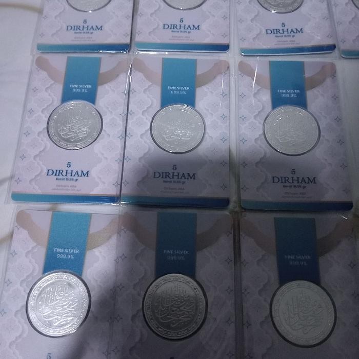 Perak Koin 5 Dirham Silverium Fine Silver 99,99%
