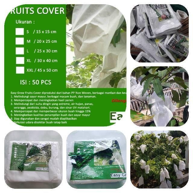TERLARIS Fruit Cover Ecer,Brongsong Buah Ecer, Pembungkus Buah Jeruk, Apel,Mangga, Anggur READY