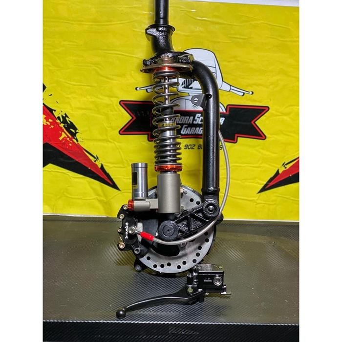 Paket Cakram set Vespa Ring 12 + Fork Vespa Excel + Shock Vrossi Vespa