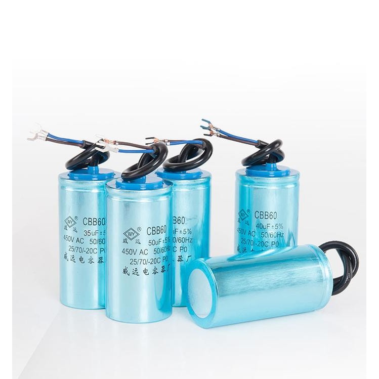 Kapasitor Pompa Air 35/40/50uf CBB60 Capasitor Starting Kompresor Listrik Kapasitor Kompresor Angin