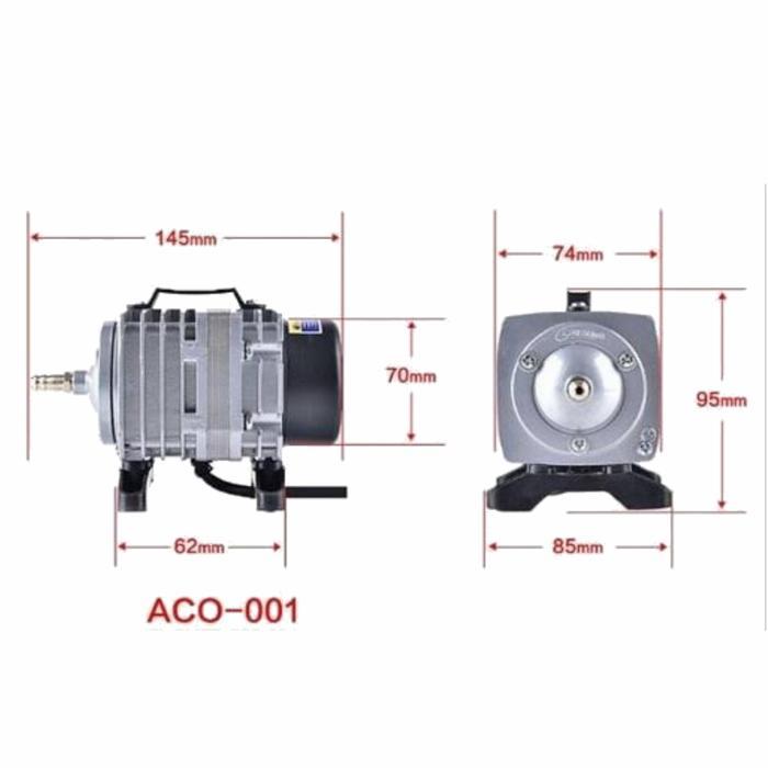 Aerator pompa udara hi blow electromagnetic air pump Resun ACO 001