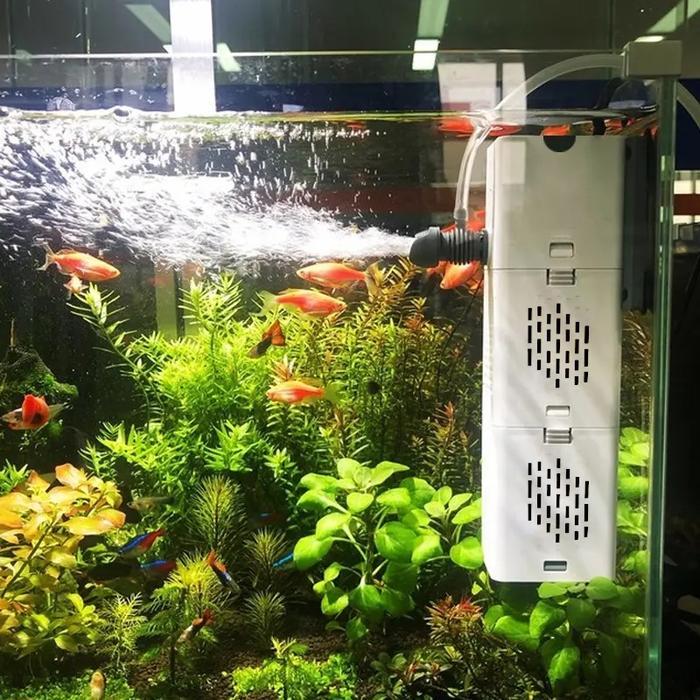 Terlaris Pompa Air Aquarium Ikan Filter Pump Fish Tank Submersible Aerator