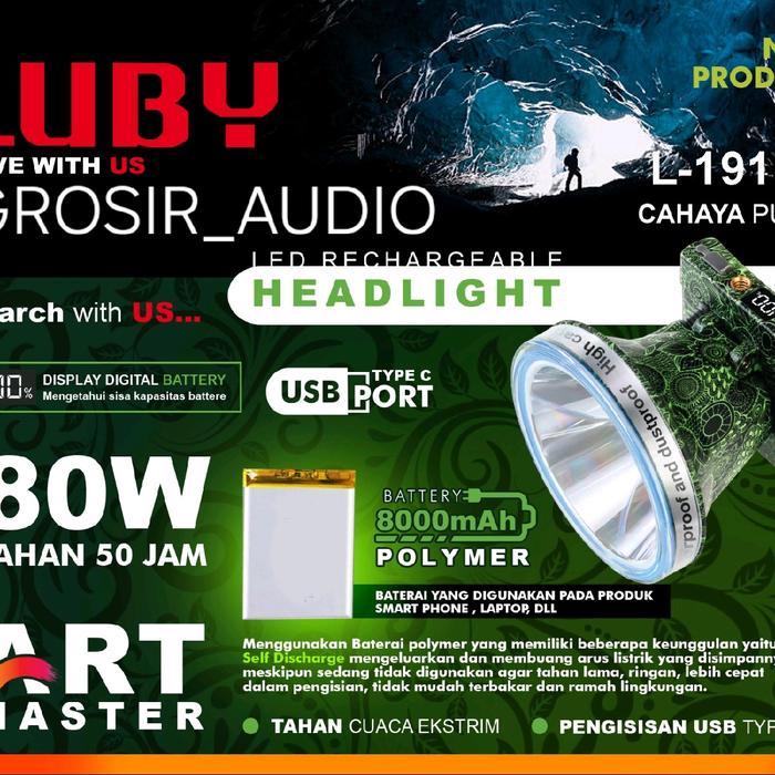 NEW SENTER KEPALA LUBY L1913 80W ,SENTER HEAD LUBY 80WATT L 1913 ,HEAD LIGHT LUBY 1913 80W ,SENTER