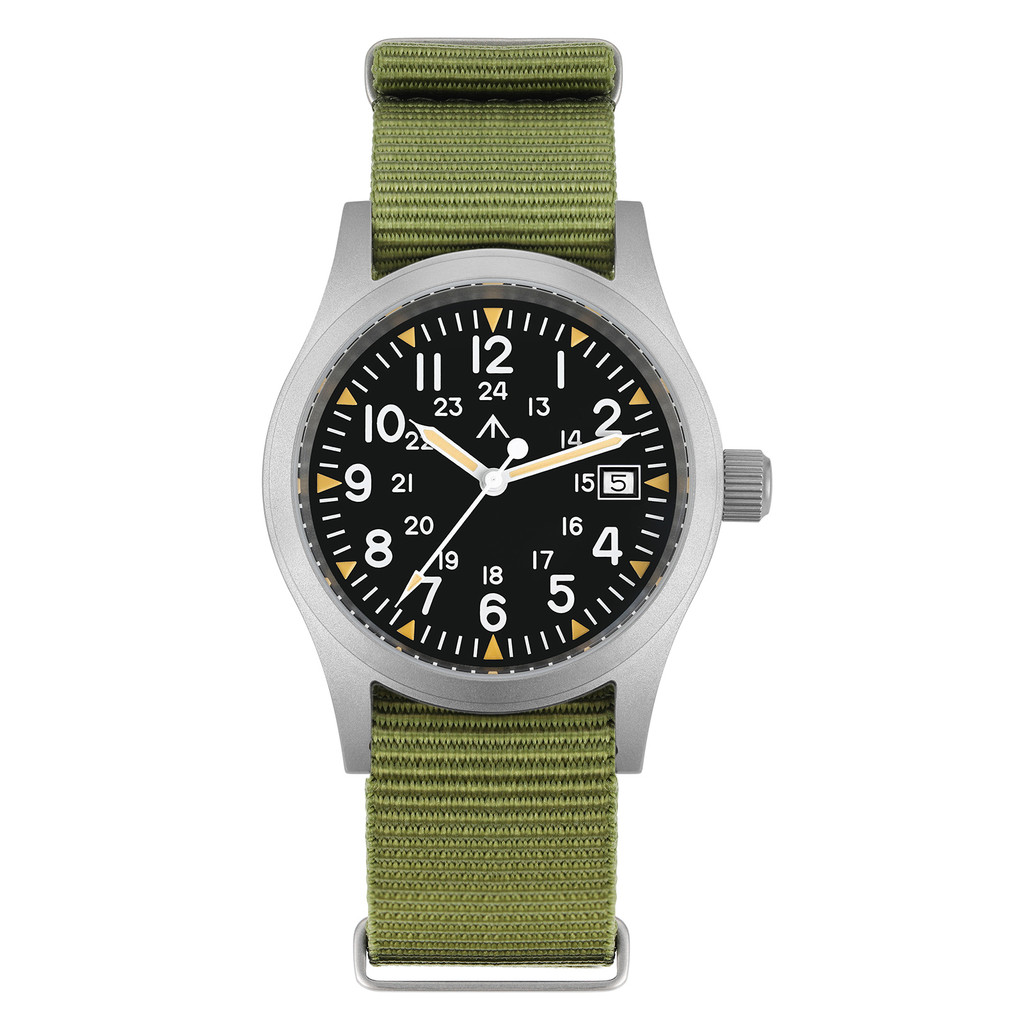 Militado ML05 Military Watch Ronda 515 Quartz Movement Domed Sapphire With High Clear AR Coating