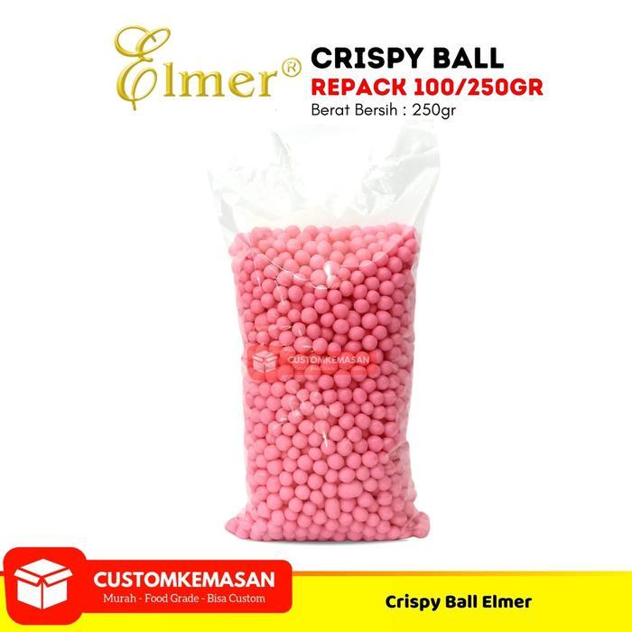 Elmer Crispy Ball / Crispy Ball / Crispy Ball Elmer 250Gr / Crispy Ball Dark Cokelat / Crispy Ball