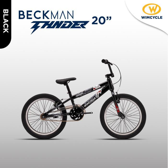 Sepeda BMX Wimcycle Beckman Thunder 20 Inch 20" Desain Keren, Frame Kuat