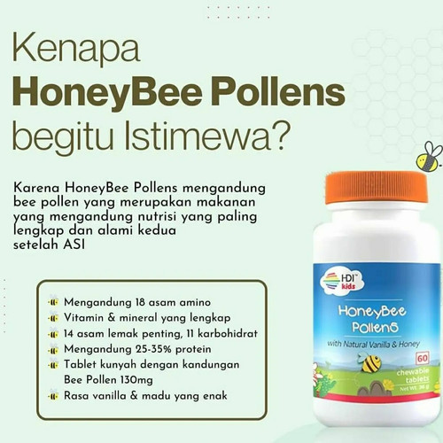 honey bee pollens vitamin anak 2027