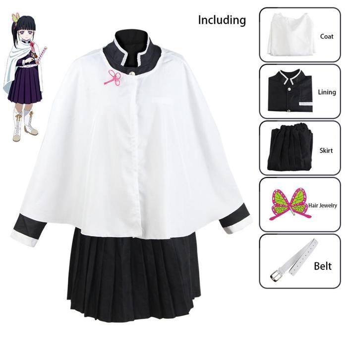 Kostum Demon Slayer Lengkap Cosplay Anime Costume Tanjiro Giyu Murah
