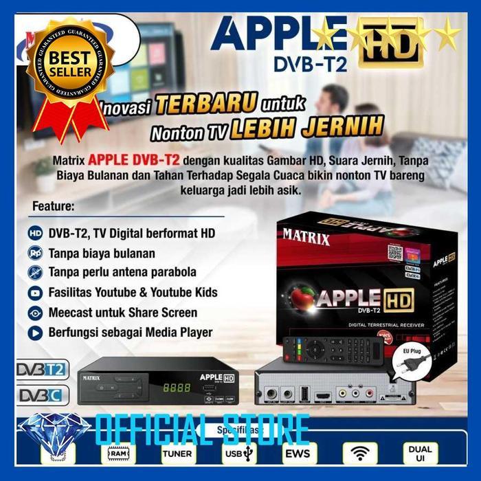 NEW Set Top Box DVBT2 Matrix Apple HD TV Digital DVB T2 - Bisa Youtube
