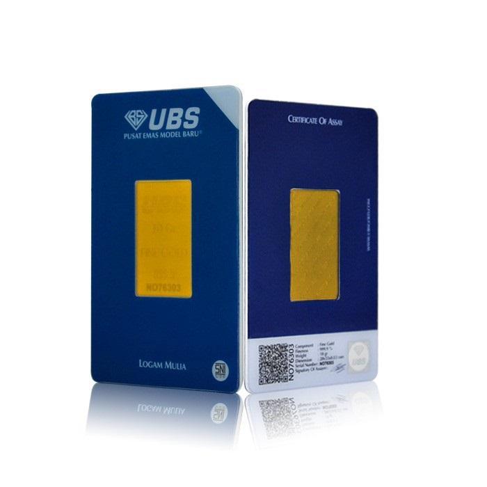 TERLARIS Emas UBS 10 Gram Logam Mulia - Garansi Uang Kembali Include Sertifikat READY
