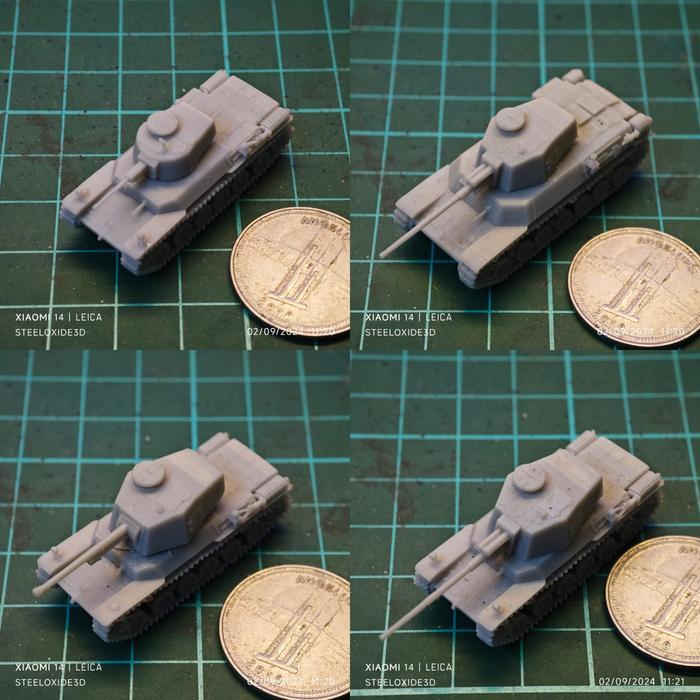 Miniatur Tank Jepang Wwii Skala 1/144 Set 1 Terbaru