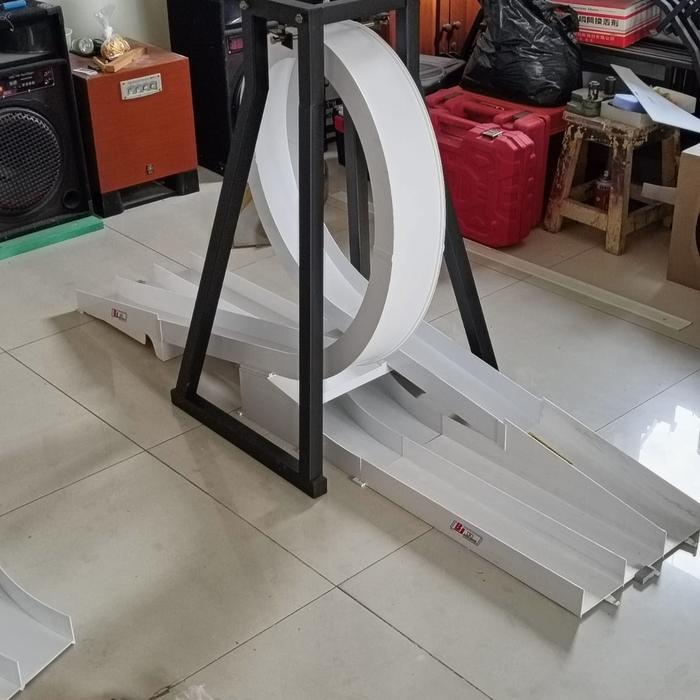 Track Tamiya Halilintar 3 Jalur / Trek 3 Jalur Halilintar (Bahan Pvc Putih) Terbaru