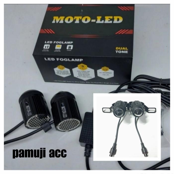 Breket Dan Lampu Sorot D2 Mini Nmax Aerox Lexi Moto Led Premium
