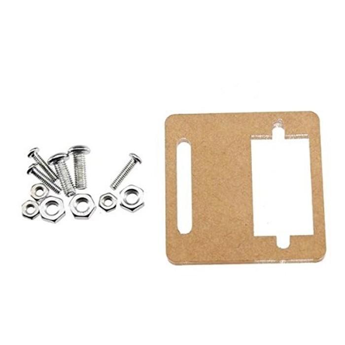 SERVO BRACKET HOLDER DUDUKAN ACRYLIC MOUNT UNTUK SERVO SG90 MG90