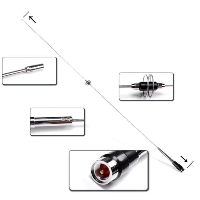 DIAMOND DP-CL2E ANTENA MOBIL VHF ORI 4.1DB RADIO RIG HT DPCL2E CL2E