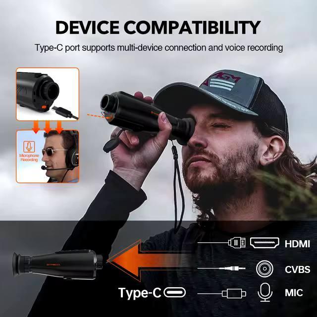 Gtmedia Hawkeye Ai15 Thermal Imaging Monocular Teropong Malam Terlaris