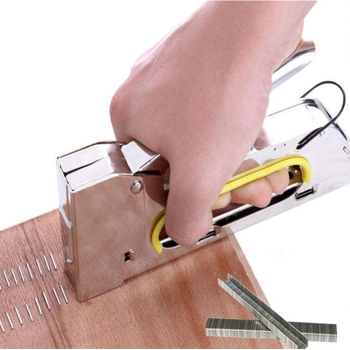Alat Staples Tembak Stapler Tembak Guntacker Kayu Jok Kulit Motor Kuat Steples Hekter - Steples Gun