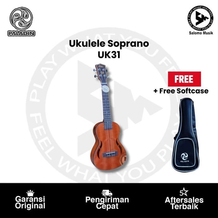 Ukulele Soprano Paladin UK31 21'' + Softcase