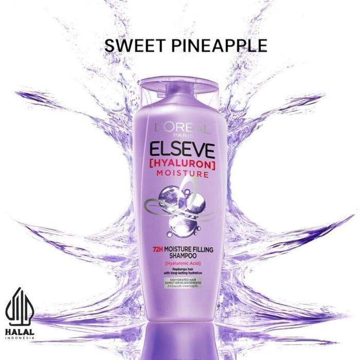 LOreal Paris Elseve Hyaluron Moisture Shampoo - 280 Ml Melembabkan #Gratisongkir