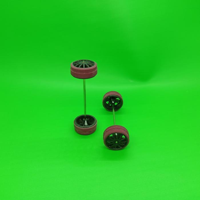 tamiya ban bubut sto maroon velg carbon offset