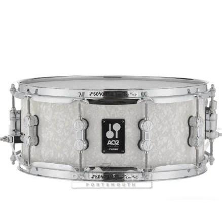 Snare Drum Sonor AQ2 1406 White Pearl Original