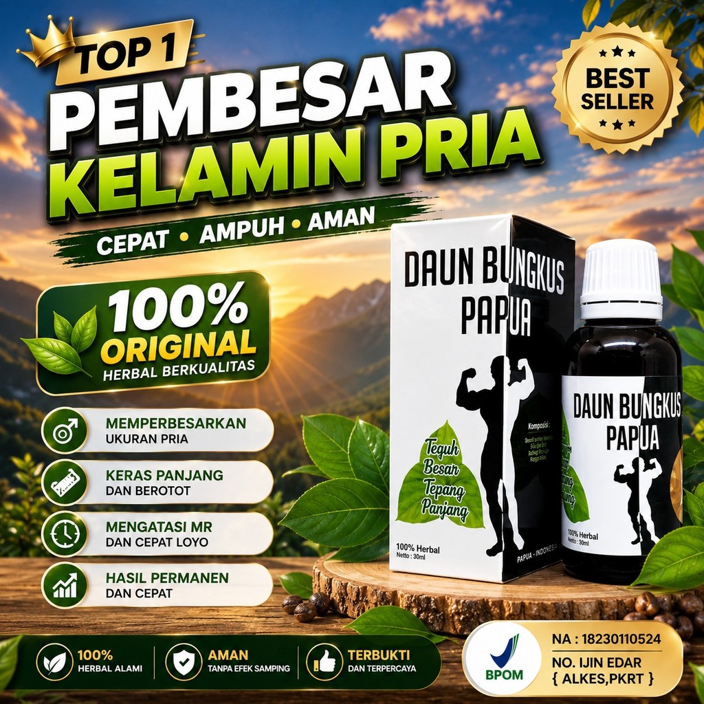 Minyak Pijat Herbal Tradisional Papua | Daun Bungkus Original | Pengiriman Privat