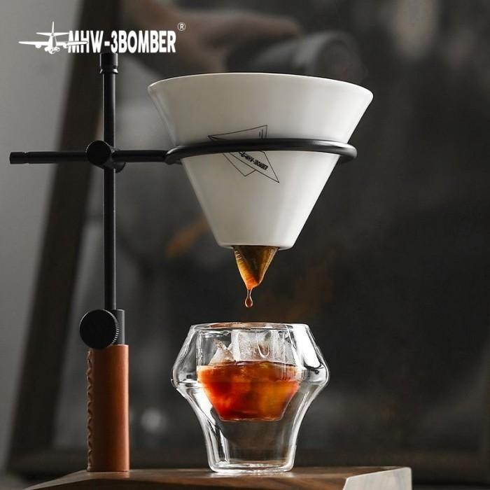 

MHW-3BOMBER NIGHTEN CUP 60ML DOUBLE WALL GLASS / BAHAN KACA BOROSILICATE 2 LAPIS KACA ANTI PANAS
