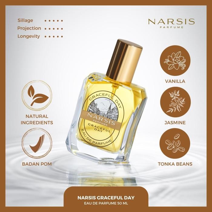 [BUNDLING PACKAGE] NARSIS SELENE EAU DE PARFUME + NARSIS GRACEFUL DAY EAU DE PARFUME UNISEX PERFUME