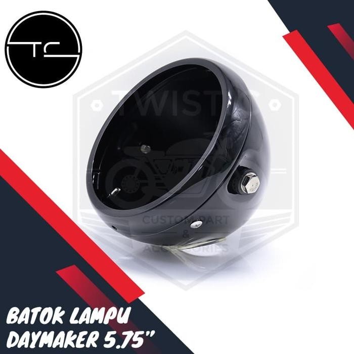 Cover Batok Housing Lampu Daymaker 5.75 Inch Motor Glossy