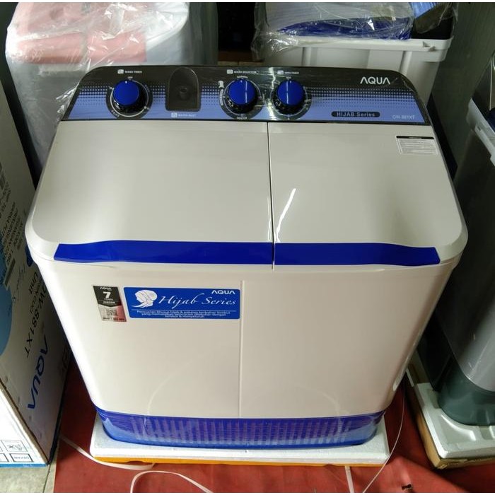 Sanyo Mesin Cuci 2 Tabung 8kg AQUA 851 XT- Khusus Bogor Free Ongkir